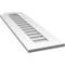 Ekena Millwork Octagonal Top Surface Mount PVC Gable Vent w/ 3-1/2"W x 1"P Standard Frame, 12"W x 42"H GVPOT12X4201SN - alternate 5
